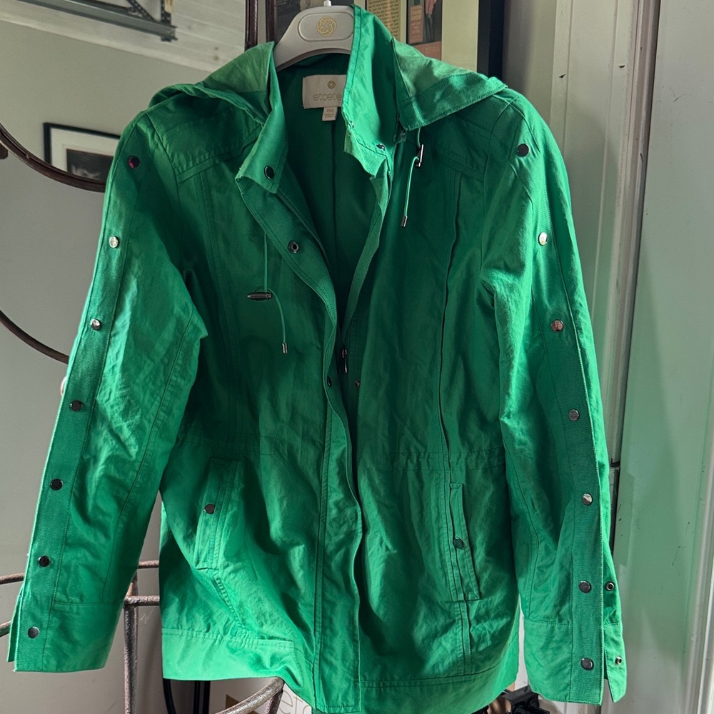 Green Hooded Jacket